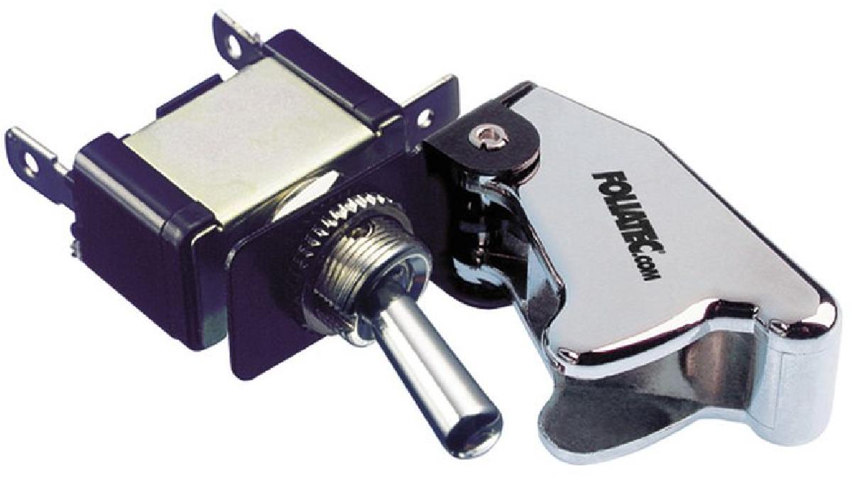 Foliatec+Interrupteur+Kill+Switch+On%2FOff+sans+LED+-+Couvre+chrom%C3%A9+-+1+pi%C3%A8ce